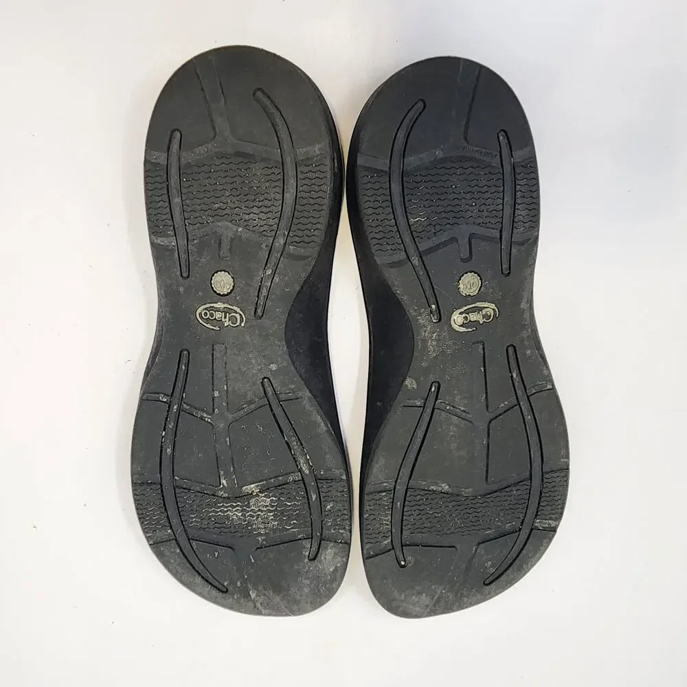 Chaco Mens Ecotread Black Green Flip Flop Thong Classic Sandals Size 13 Outdoor